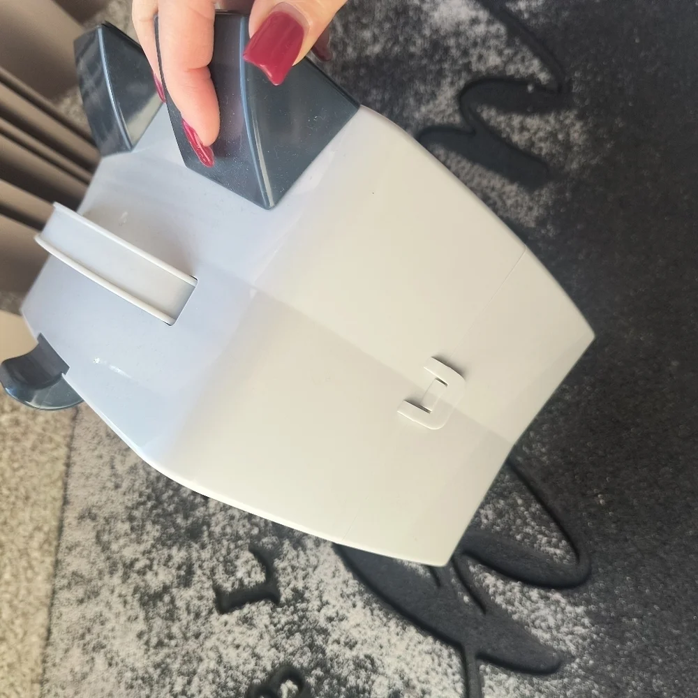 Pet Simulator Cute Dog Face Dalmatian Pet Carrier Or Bank Gray and Black